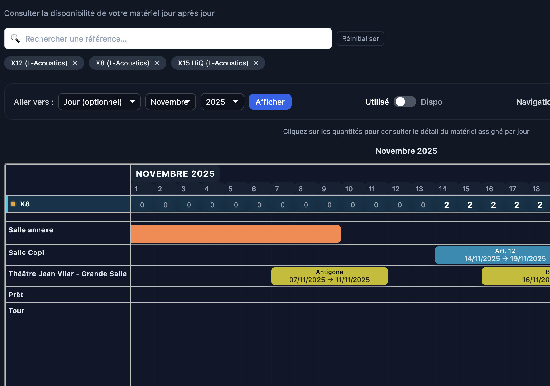 Gestion de stock